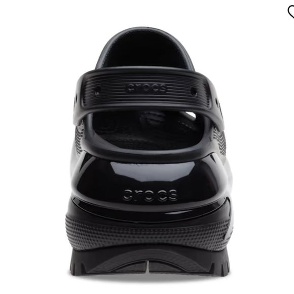 NEW Crocs Black Mega Crush Clog Super Cool Platform Shoes Y2K Sizes W8 & W10 - Picture 4 of 6